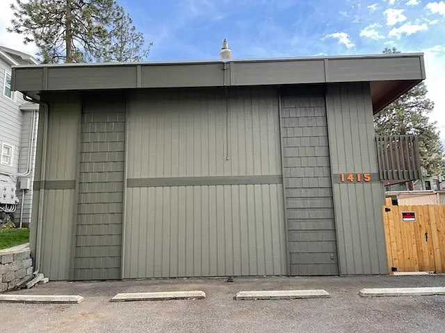 Freshly painted exterior.