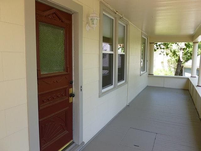 Wrap-around porch