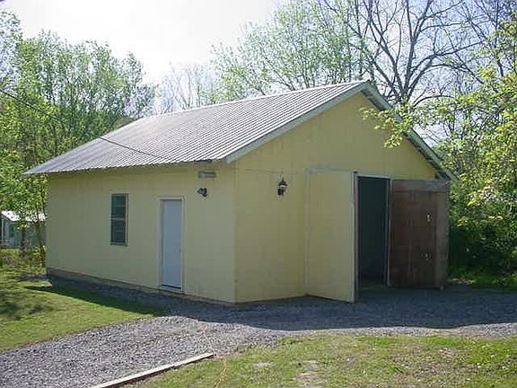 Detached two car garage