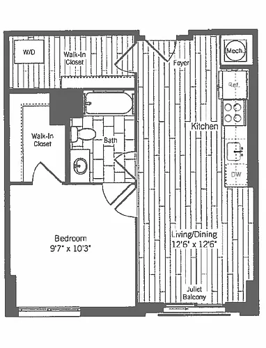 Floor plan Hepburn3