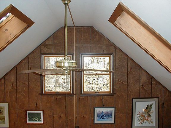 Vaulted with skylights