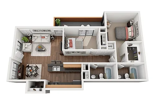 Floor plan The Stetson