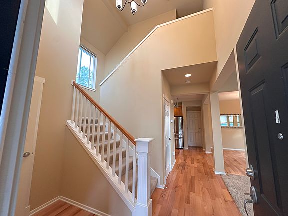 From front door looking in (powder and front coat closet to the left)