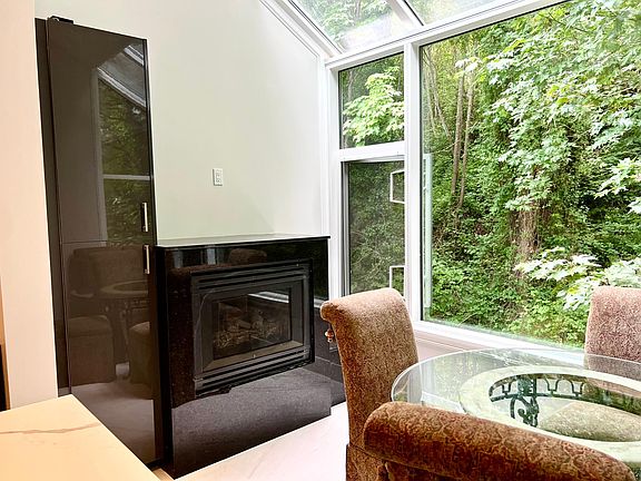 Fireplace in Kitchen