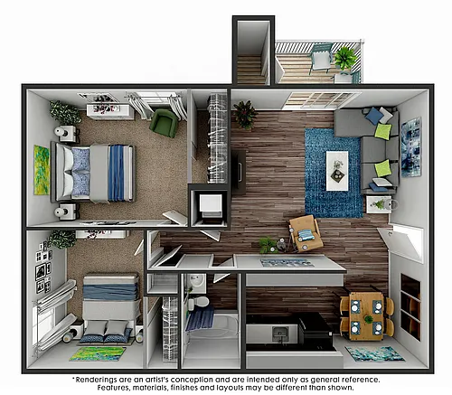 Floor plan RIVIERA PARTLY RENOVATED
