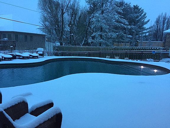 heated inground pool