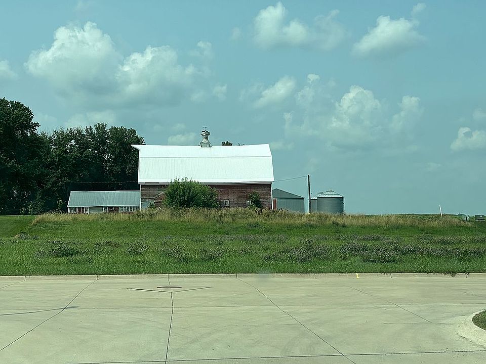 Facing lot looking North