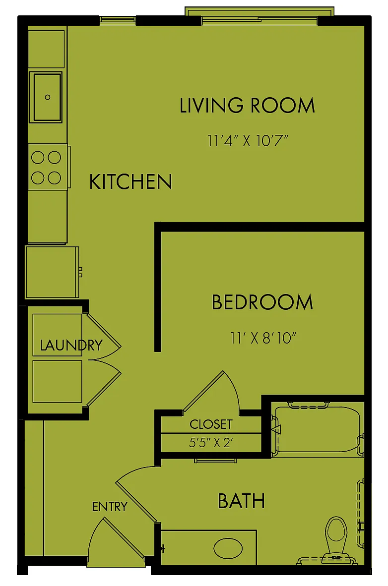 Floor plan E3 Accessible