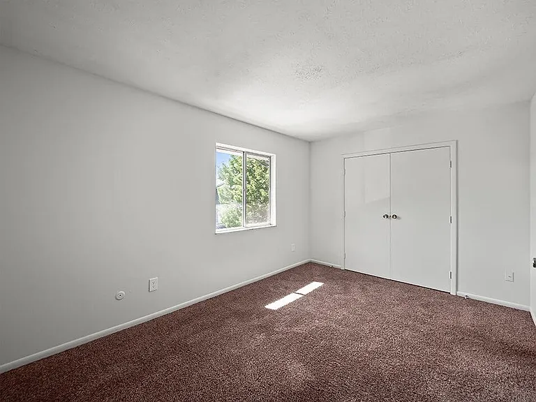 Bedroom with Large Closets