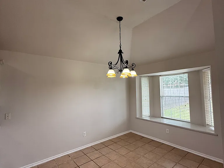 Dining area from living room
