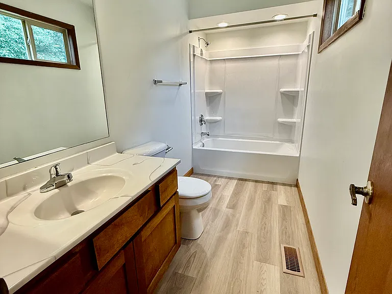 Master bath, remodeled