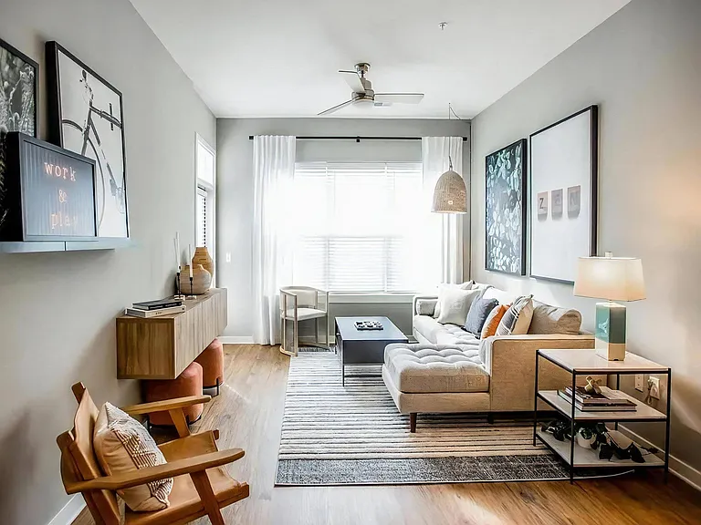 Spacious Living Rooms with Large Windows