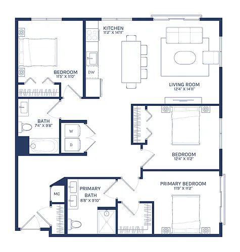Floor plan Chesswell