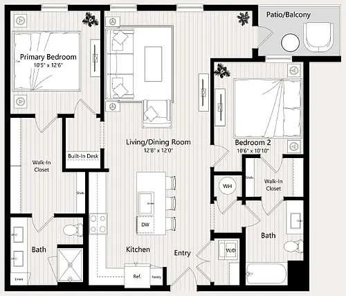 Floor plan B5-B