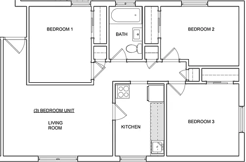 Floor plan 3 BED