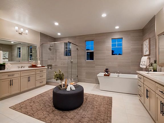 Plan 4 Model Home Primary Bathroom