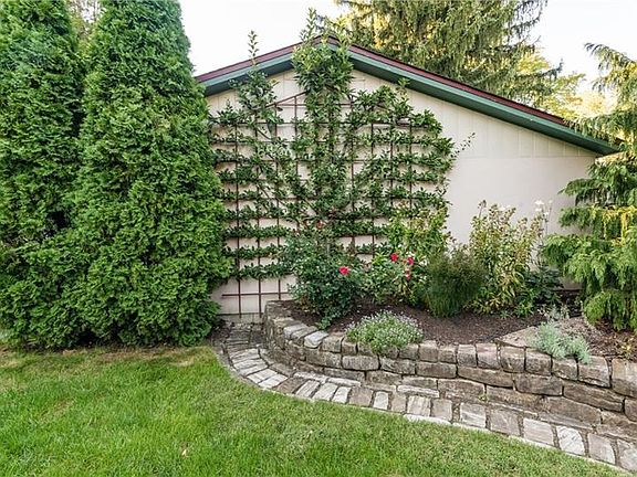 This is the espalied apple tree and the most charming walkway encircling the garden.