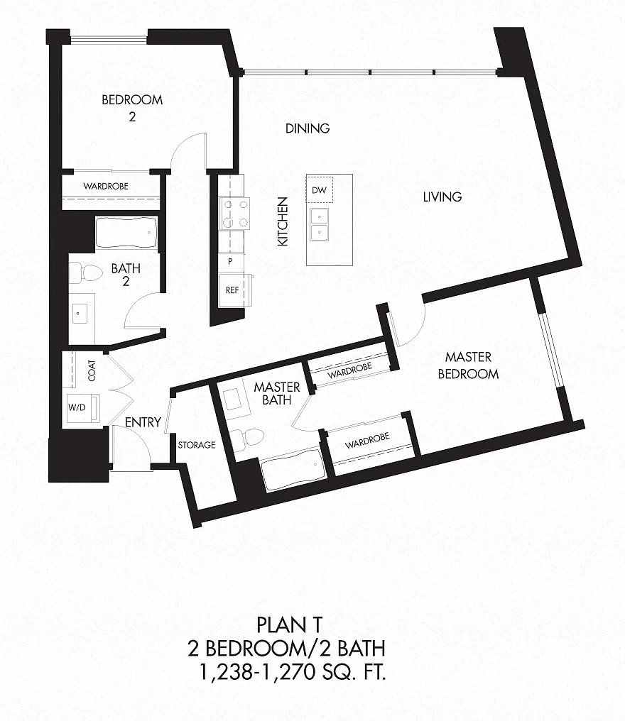 Floor plan Plan T