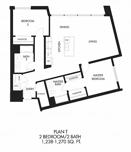 Floor plan Plan T