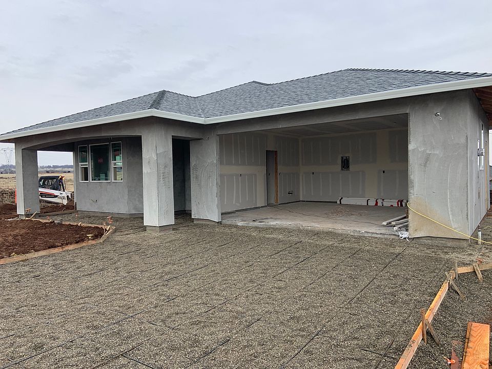 Outside of the house near garage