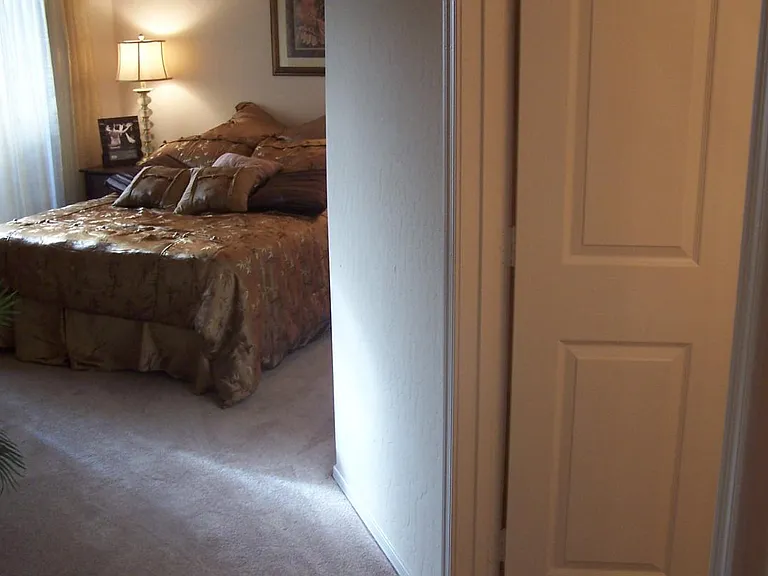 Photo taken from entrance to Master Bedroom, which shows the