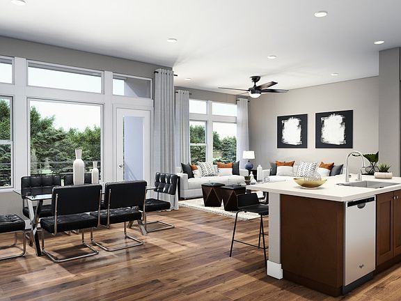 Plan 5E - Flat Kitchen Cafe