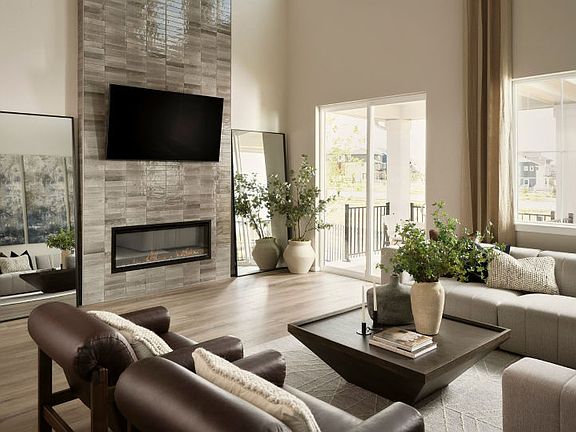 Gathering Room with Fireplace