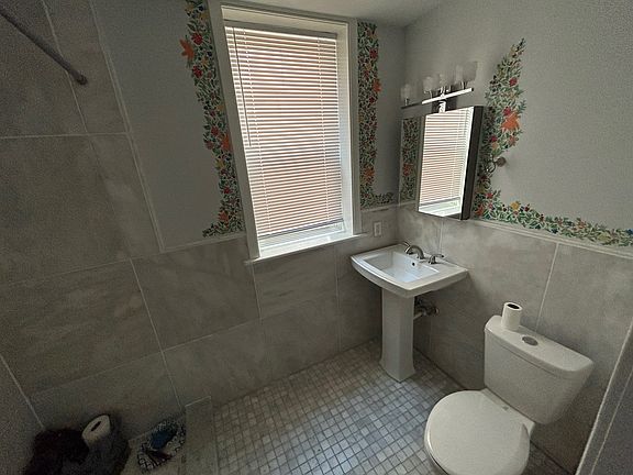 First floor full bathroom.
