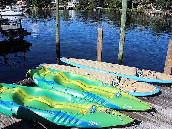 Private Dock with boat lift
