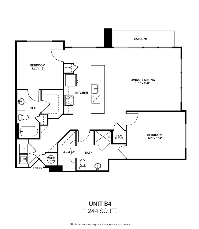 Floor plan B4