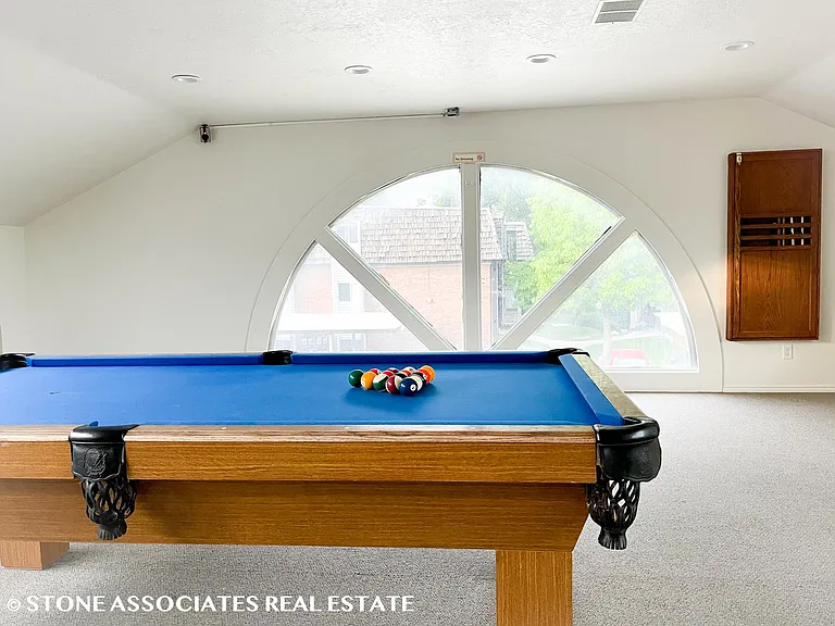 Shoot some pool or hang out with friends in the rec room _ included with your rent!