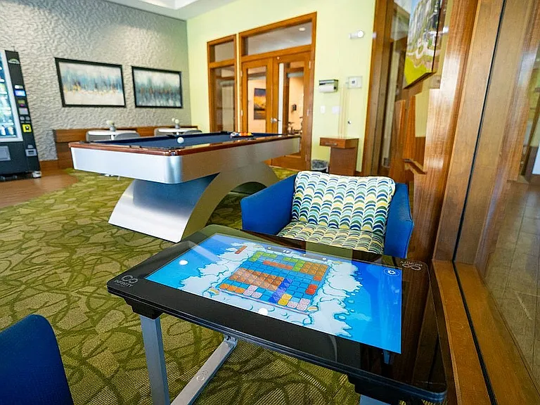 The Marq Highland Apartments Park Apt CoWork Gaming Area in Westchase Tampa, FL