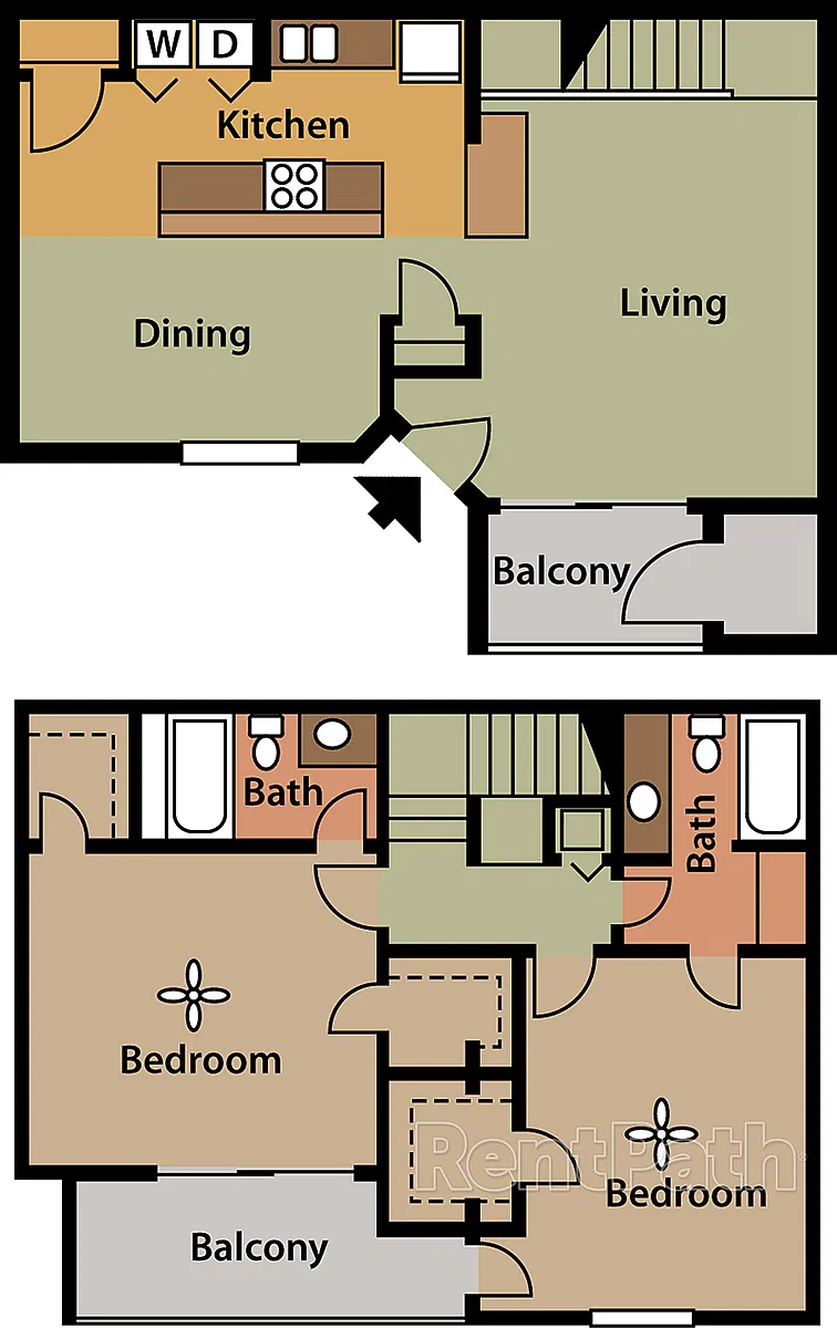 Floor plan Remodeled Kensington Townhouse