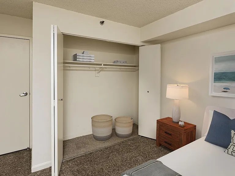 Package III carpeted bedroom and closet