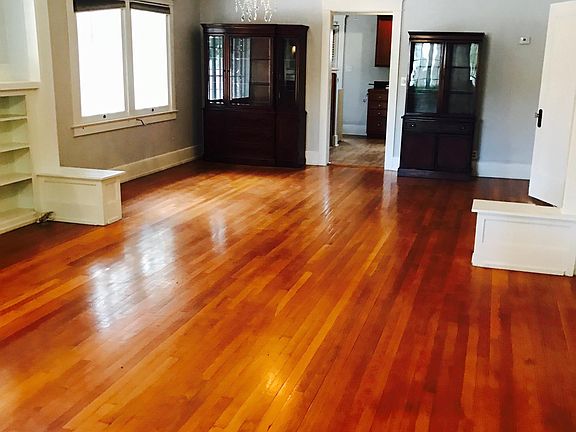 Dining room connected to the great room. Open plan