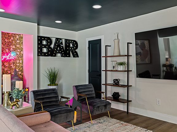 Living room has access to a great sized storage room