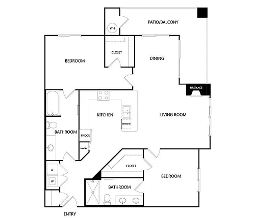 Floor plan Bandelier