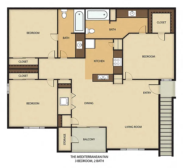 Floor plan Mediterranean