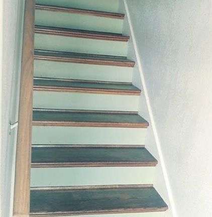 Accent painted stairs 