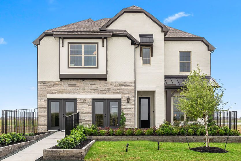 The Amherst, a two-story new construction home design with 2-car garage