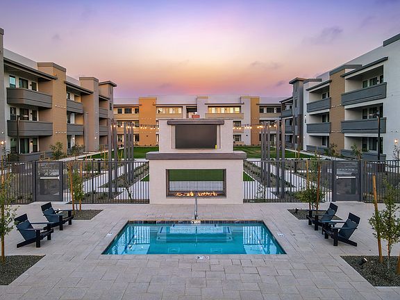 Resort Style Hot Tub and Fire Pit Area