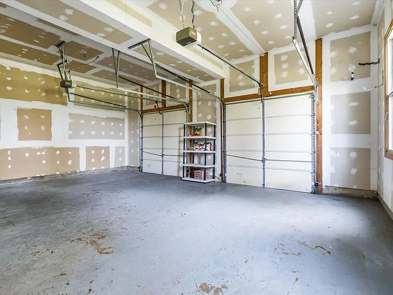 Oversized attached garage