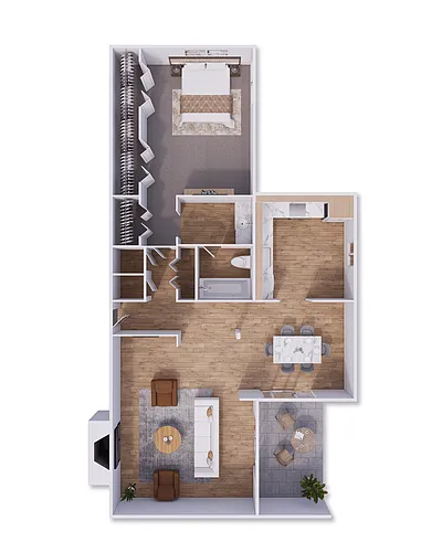 Floor plan Gardens A6