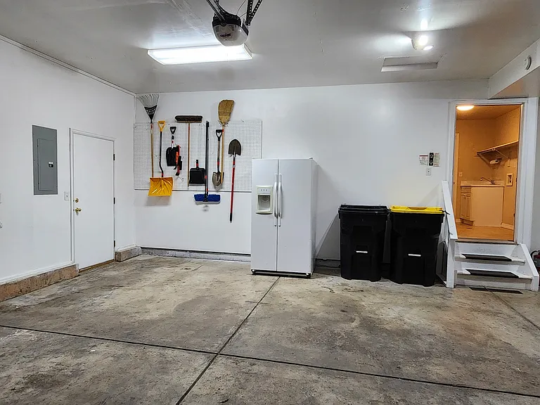 Door to the left exits to side yard