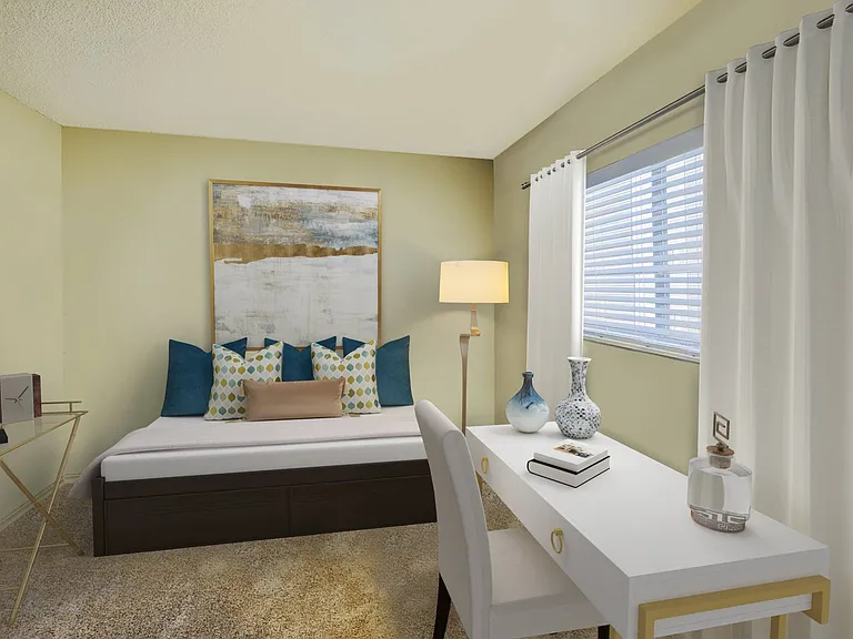 Spacious Bedroom with Large Window
