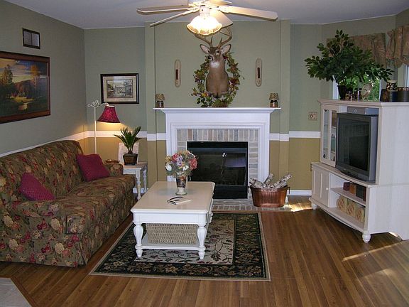 Cozy Family Room With Fireplace