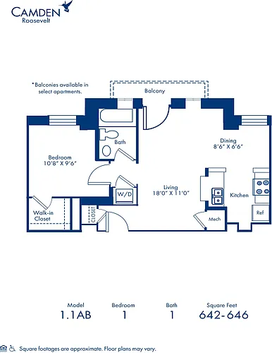 Floor plan 1.1AB