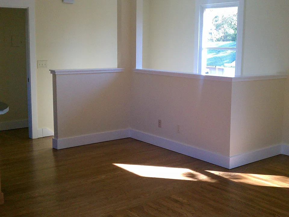 Upstairs living room and stair case