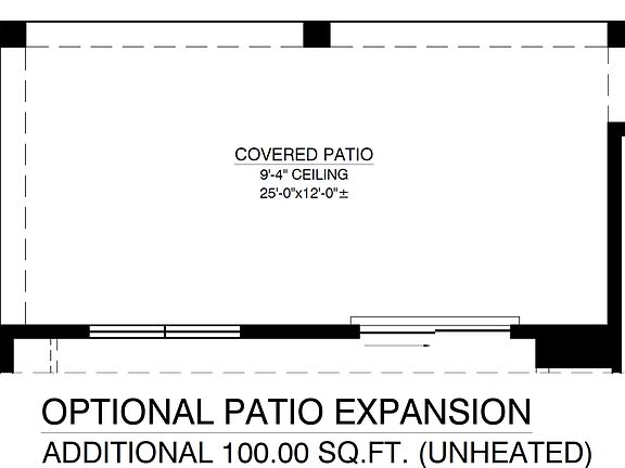 Optional Patio Expansion