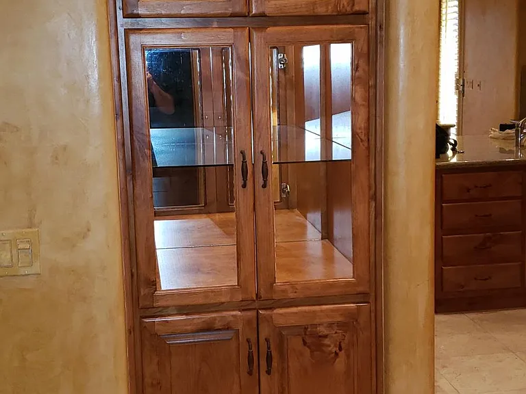 Lighted Hallway Hutch